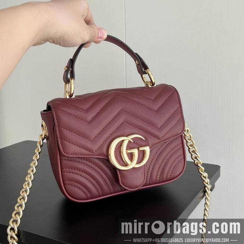 Gucci Bags 1:1 811238 17X13X6cm DF 2colour