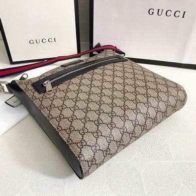 Gucci Bags 1:1 WD474137啡胶 27X28.5X5