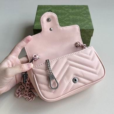 Gucci Bags 1:1 476433 16.5X9.5X4.5cm DF 4colour