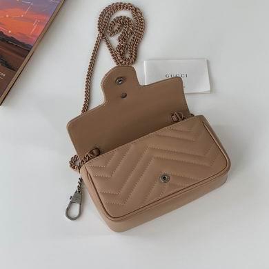 Gucci Bags 1:1 476433 16.5X10X4.5cm YG 4colour