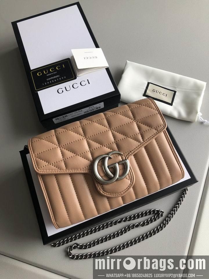 Gucci Bags 1:1 GG Marmont 474575 20x13x6cm df06