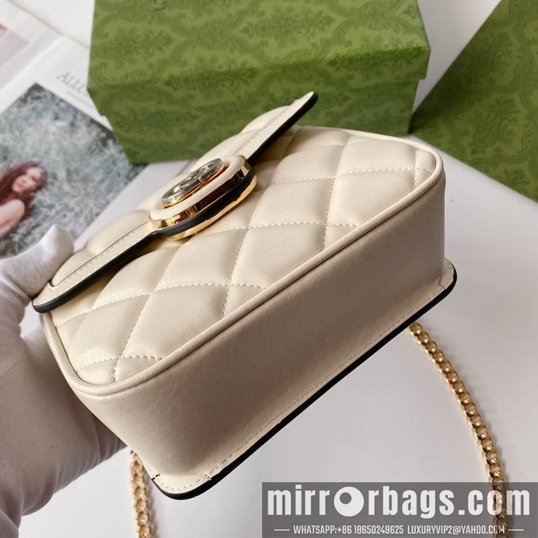 Gucci Bags 1:1 741457 18X14.5X8cm YG 4colour