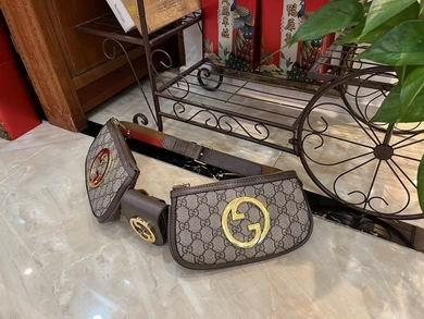 Gucci Bags 1:1 702614 30X12X2.5cm A mini p 21.5X12X8cm;Change Purse 7.5X8X2.5cm DF