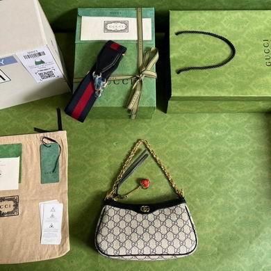 Gucci Bags 1:1 735132 25X15.5X6cm YG 3colour