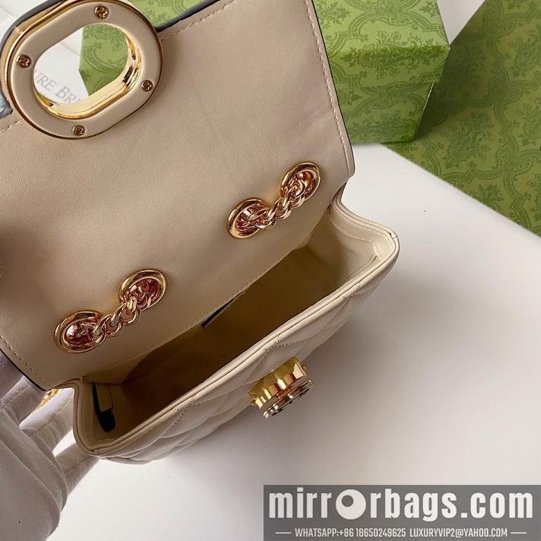 Gucci Bags 1:1 741457 18X14.5X8cm YG 4colour