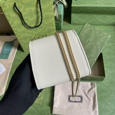 Gucci Bags 1:1 725219 12.5X11X2.5cm YG 2colour