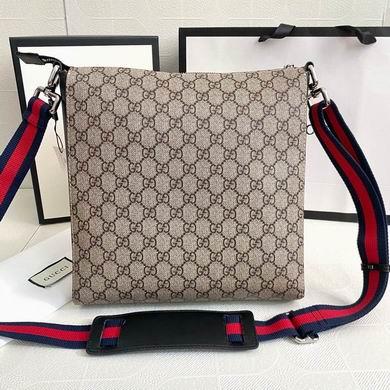 Gucci Bags 1:1 WD474137啡胶 27X28.5X5