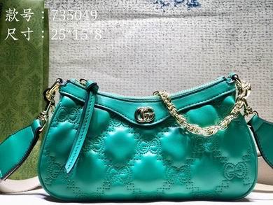 Gucci Bags 1:1 735049 25X15X8cm DF 3colour