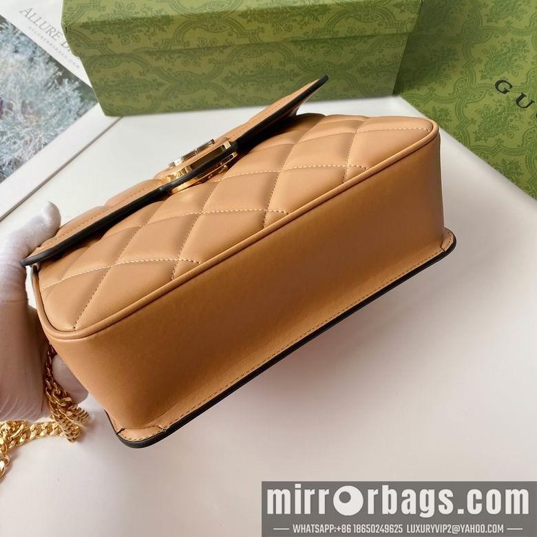 Gucci Bags 1:1 740834 25X19.5X8cm YG 3colour