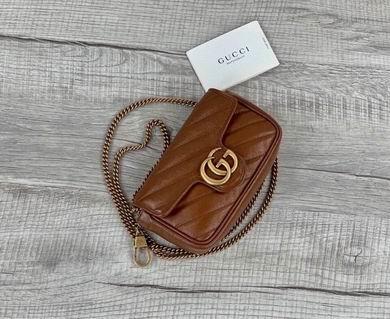 Gucci Bags 1:1 476433 16.5X10X4.5cm YG 4colour