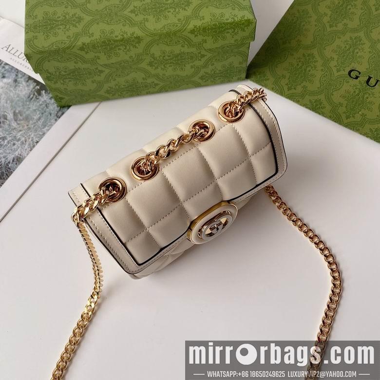 Gucci Bags 1:1 741457 18X14.5X8cm YG 4colour
