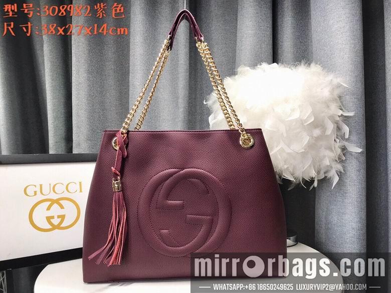 Gucci Bags 1:1 WD308982紫色 38X27X14