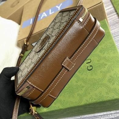Gucci Bags 1:1 671674 18X10X7cm YG 2colour