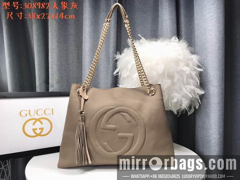 Gucci Bags 1:1 WD308982大象灰 38X27X14