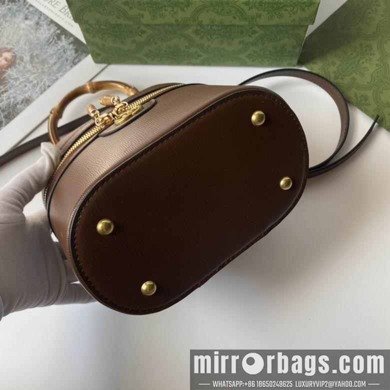 Gucci Bags 1:1 760200 15.5X13.5X4cm YG 2colour