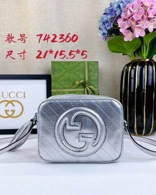 Gucci Bags 1:1 742360 21X15.5X5cm DF 2colour