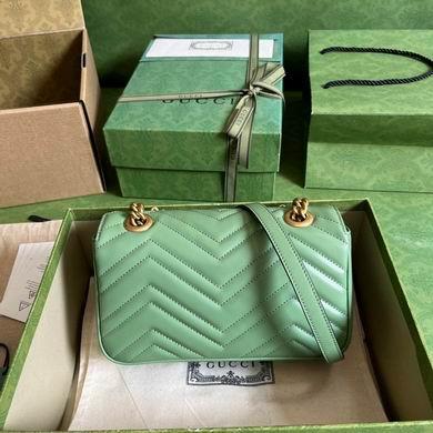 Gucci Bags 1:1 446744 23X14X6cm YG 2colour