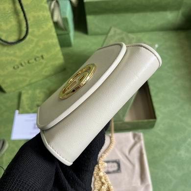 Gucci Bags 1:1 725219 12.5X11X2.5cm YG 2colour