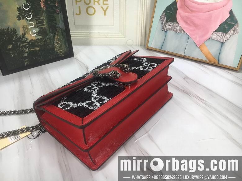 Gucci Bags 1:1 WD400249黑底花 28X18X9