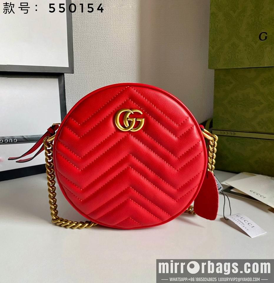 Gucci Bags 1:1 GG Marmont 550154 18x18x6.5cm df06