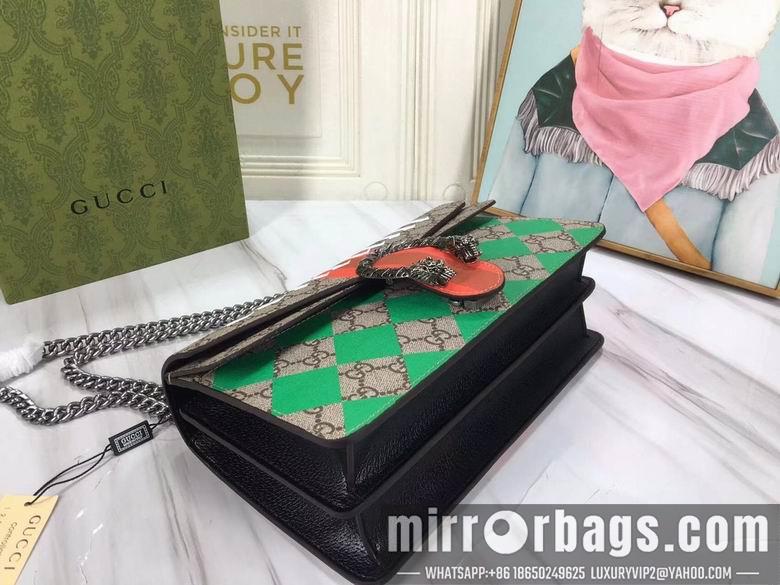 Gucci Bags 1:1 WD400249啡印花 28X18X9