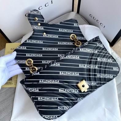 Gucci Bags 1:1 GG Marmont 443497 26x15x7cm df03