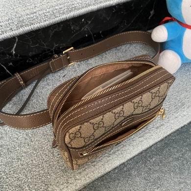 Gucci Bags 1:1 WD517076啡红绿 18.5X13X6