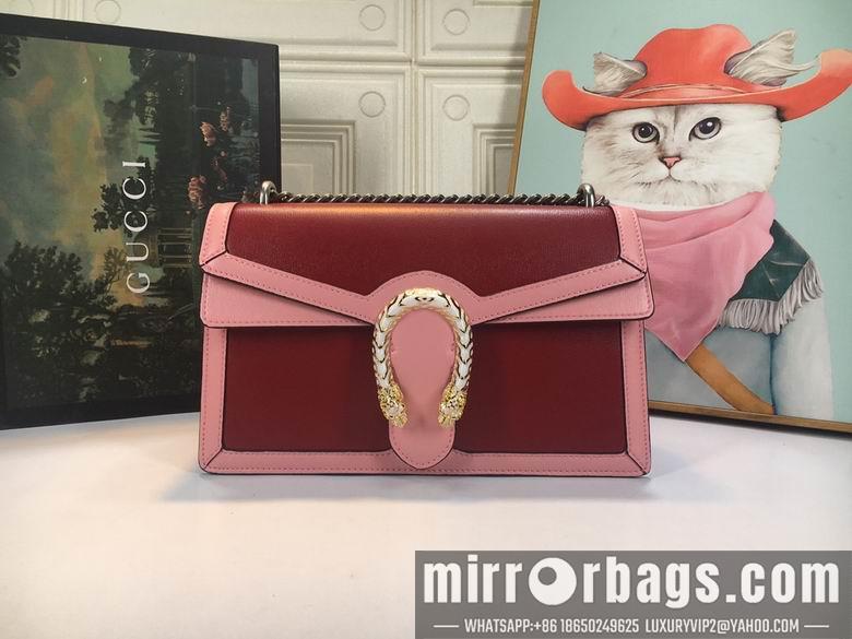 Gucci Bags 1:1 WD400249红粉 28X18X9