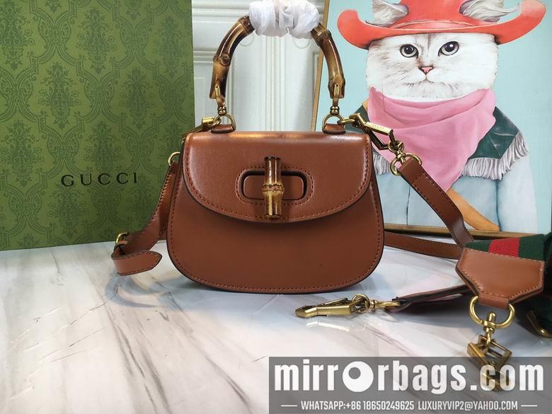 Gucci Bags 1:1 Bamboo 686864 17X12X7.5cm DF 2colour