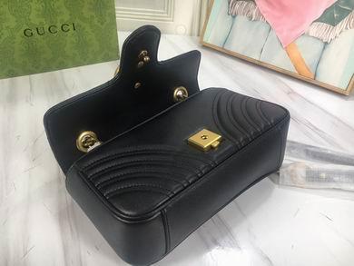 Gucci Bags 1:1 446744 23X14X6cm DF 2colour