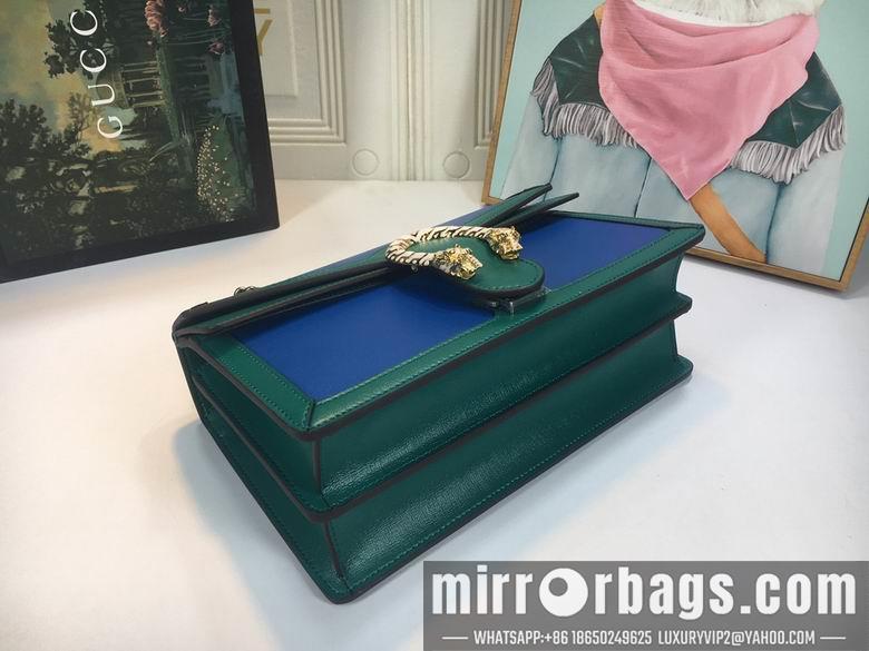 Gucci Bags 1:1 WD400249蓝绿 28X18X9