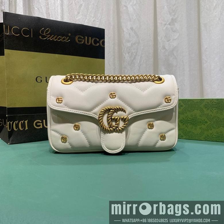 Gucci Bags 1:1 443497 26X15X7cm DF 2colour