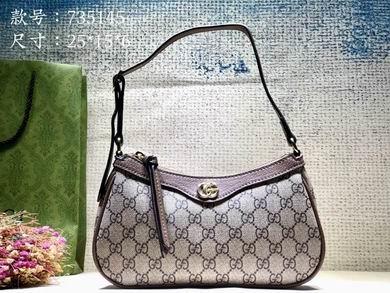 Gucci Bags 1:1 735145 25X15X6.5cm DF 2colour-1
