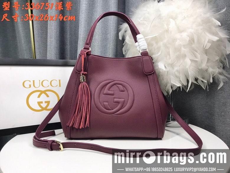 Gucci Bags 1:1 WD336751紫色 30X26X4