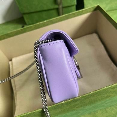Gucci Bags 1:1 476433 16.5X10.2X5.1cm YG 2colour