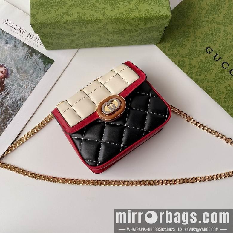 Gucci Bags 1:1 741457 18X14.5X8cm YG 4colour