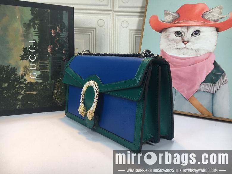 Gucci Bags 1:1 WD400249蓝绿 28X18X9