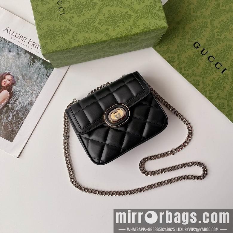 Gucci Bags 1:1 741457 18X14.5X8cm YG 4colour