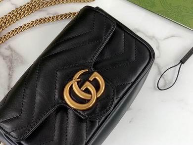 Gucci Bags 1:1 476433 16.5X10X4.5cm YG 4colour