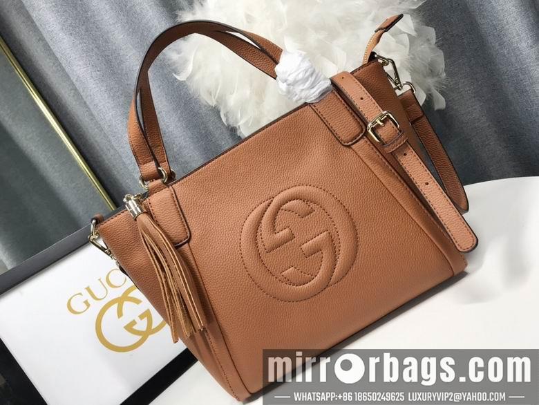 Gucci Bags 1:1 WD369176棕色 26X23X13.5