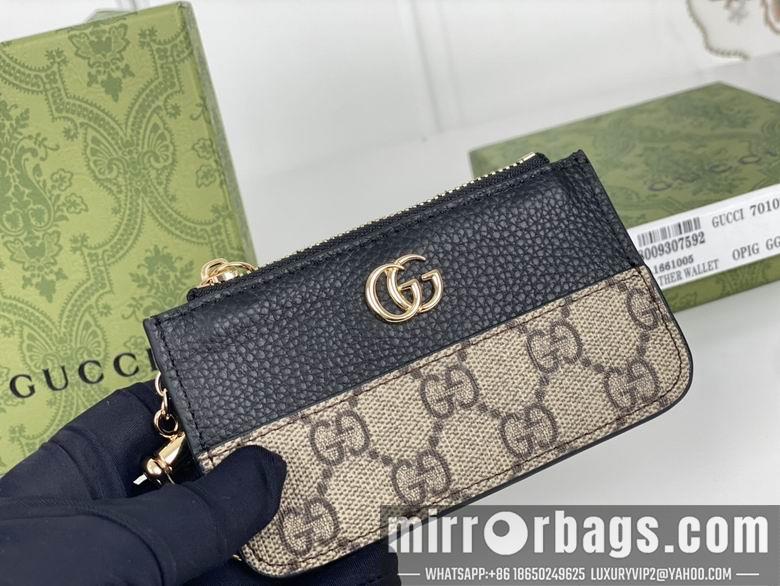 Gucci Bags 1:1 701070 12.5X7X1.5cm YG 1