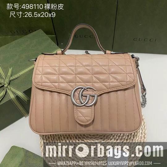 Gucci Bags 1:1 GG Marmont 498110 27x19x10.5cm df06