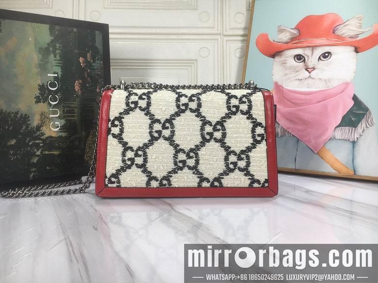 Gucci Bags 1:1 WD400249白底花 28X18X9