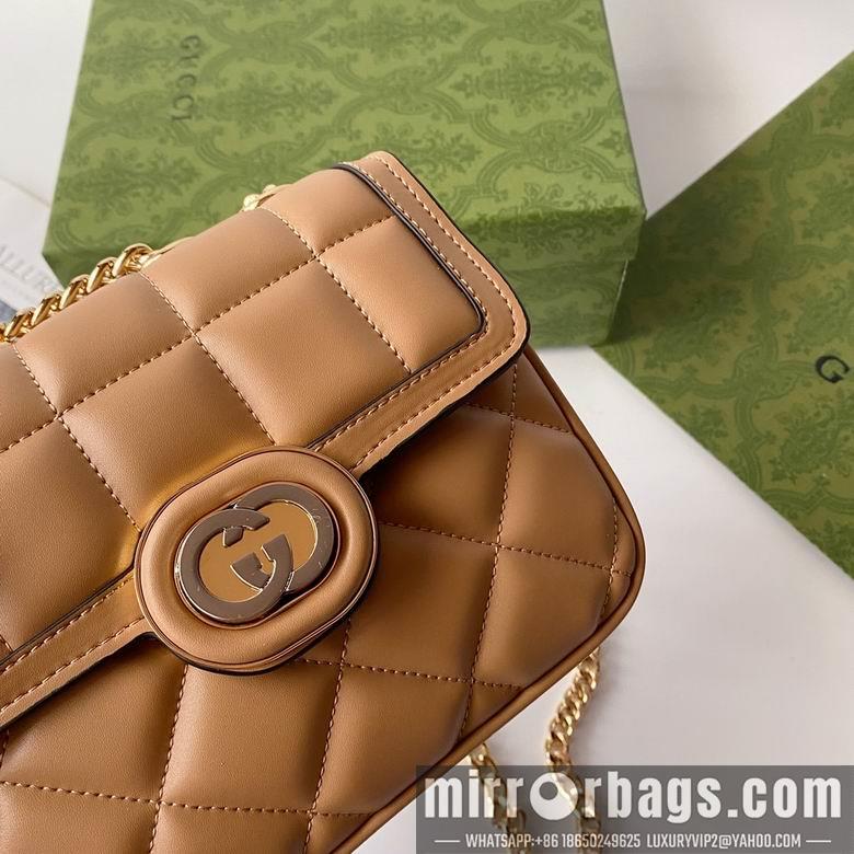 Gucci Bags 1:1 741457 18X14.5X8cm YG 4colour