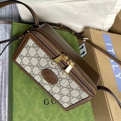 Gucci Bags 1:1 671674 18X10X7cm YG 2colour