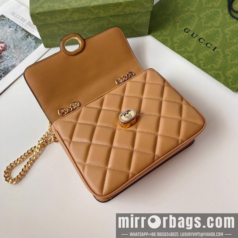 Gucci Bags 1:1 740834 25X19.5X8cm YG 3colour