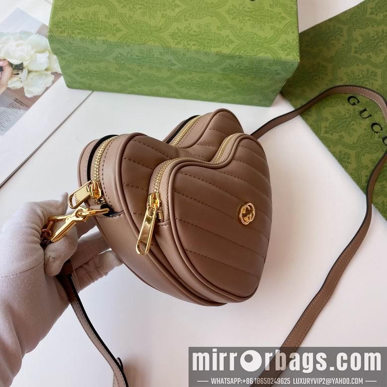 Gucci Bags 1:1 751628 20X17.5X6.5cm YG 4colour