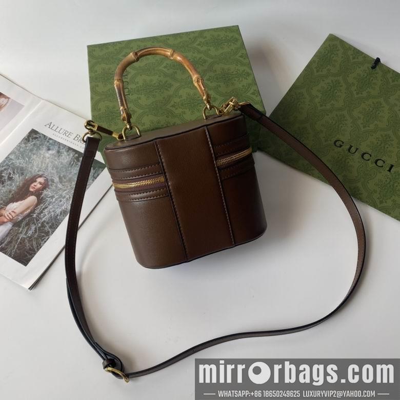 Gucci Bags 1:1 760200 15.5X13.5X4cm YG 2colour