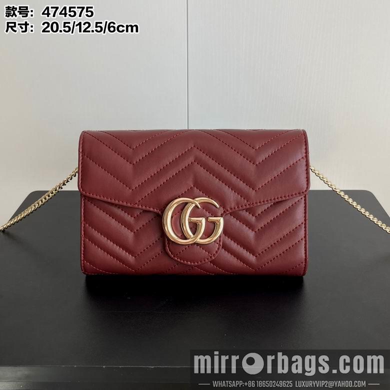 Gucci Bags 1:1 474575 20X13X6cm DF 2colour