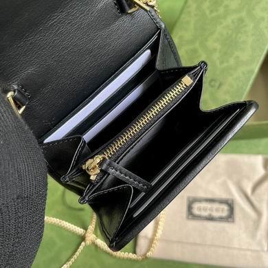 Gucci Bags 1:1 725219 12.5X11X2.5cm YG 2colour